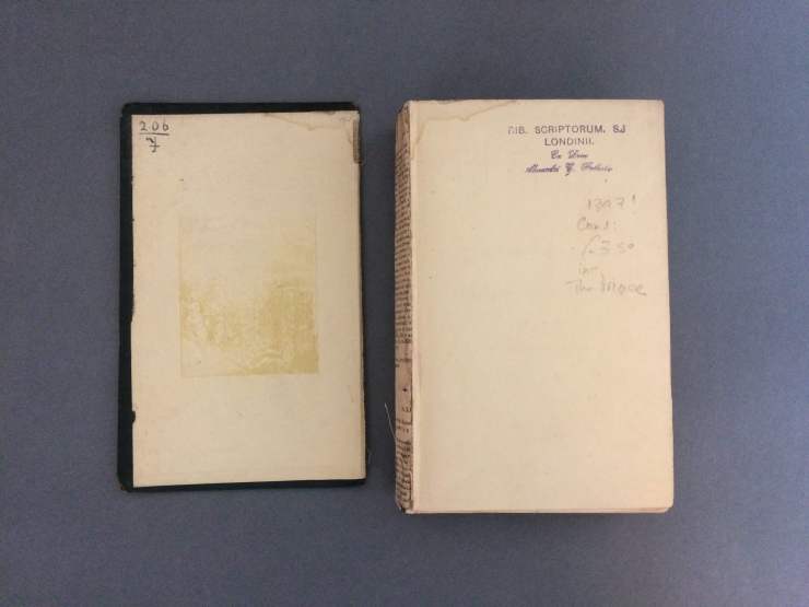 Image of Machiavelli Before Treatment Front Endpaper