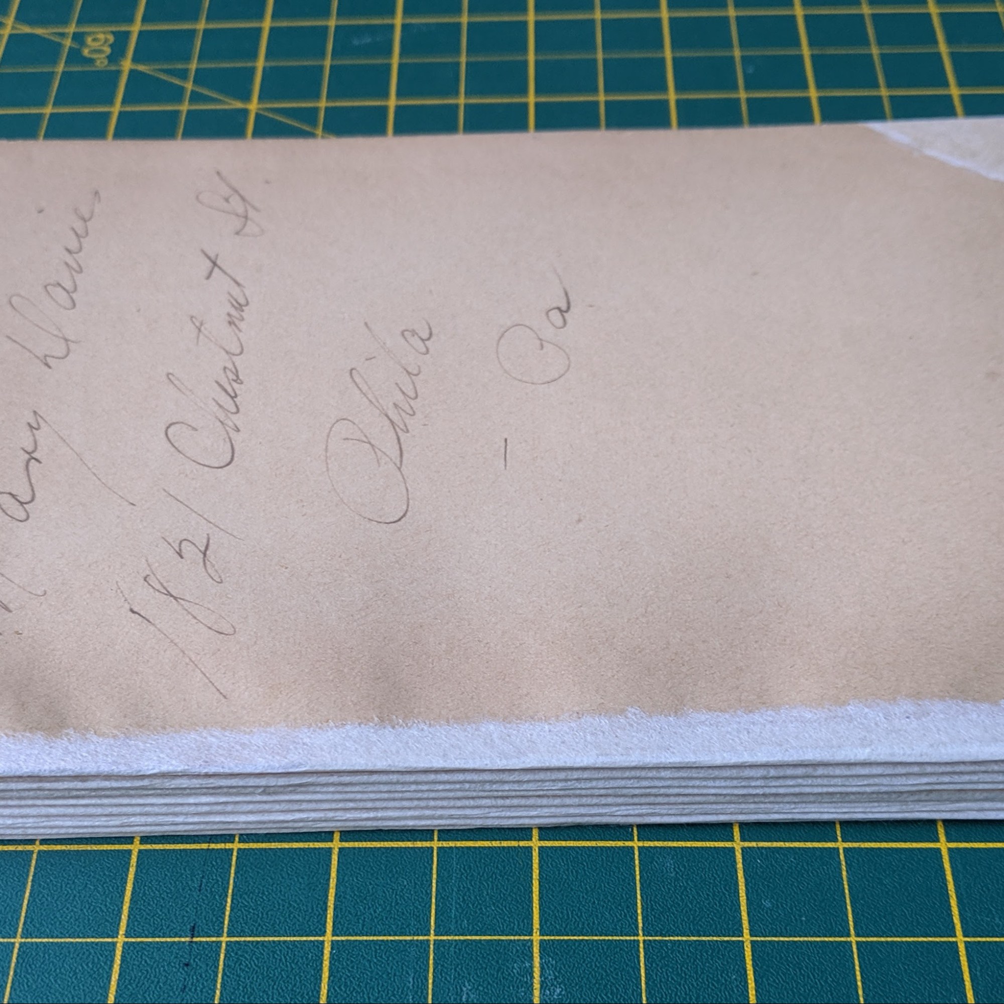 Holly Smith Book and Paper Conservation, Brighton, UK. A Book of Famous Poems - During Treatment