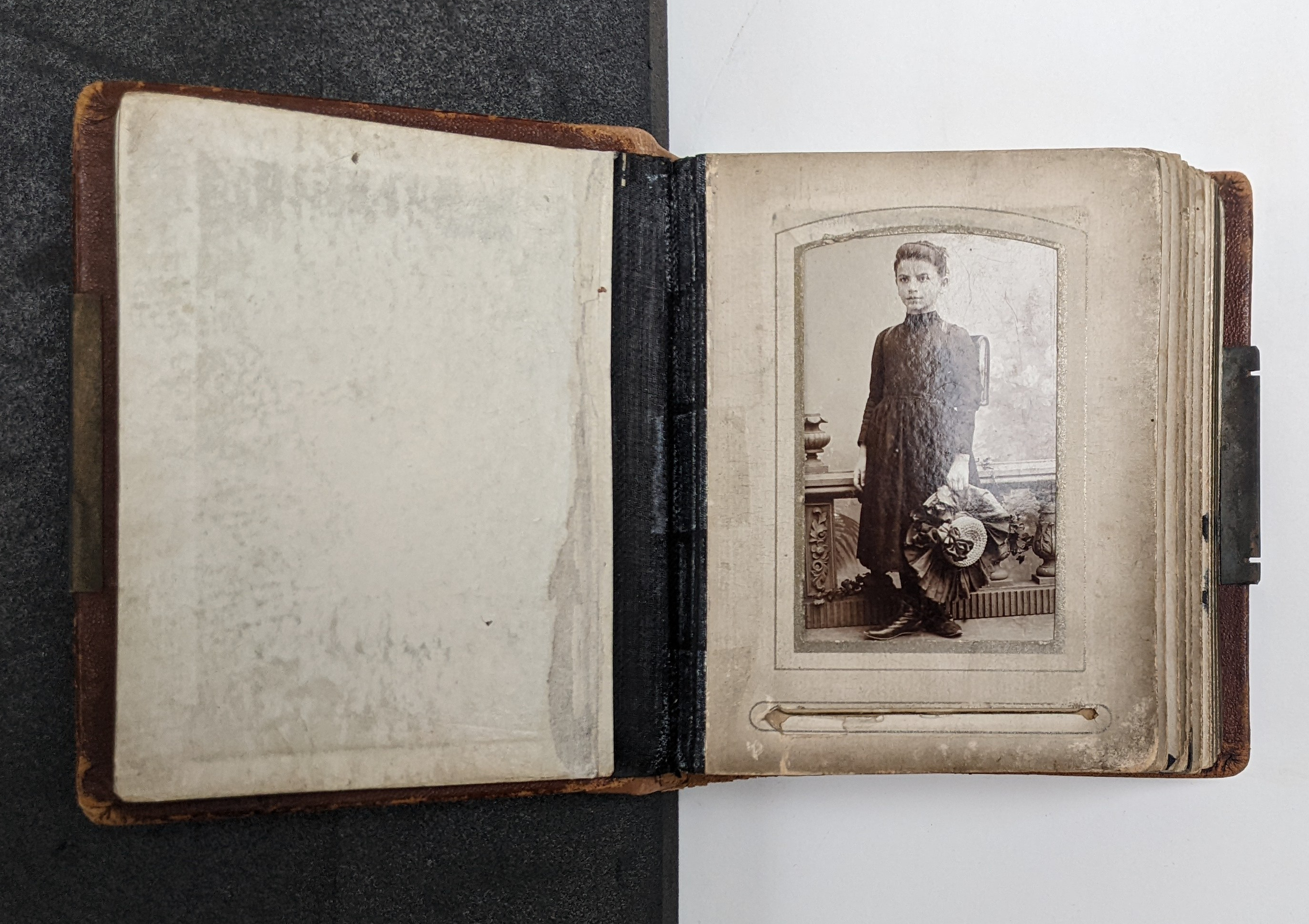 Holly Smith Book and Paper Conservation - Rambert Ballet Archive Carte de Visite - after treatment